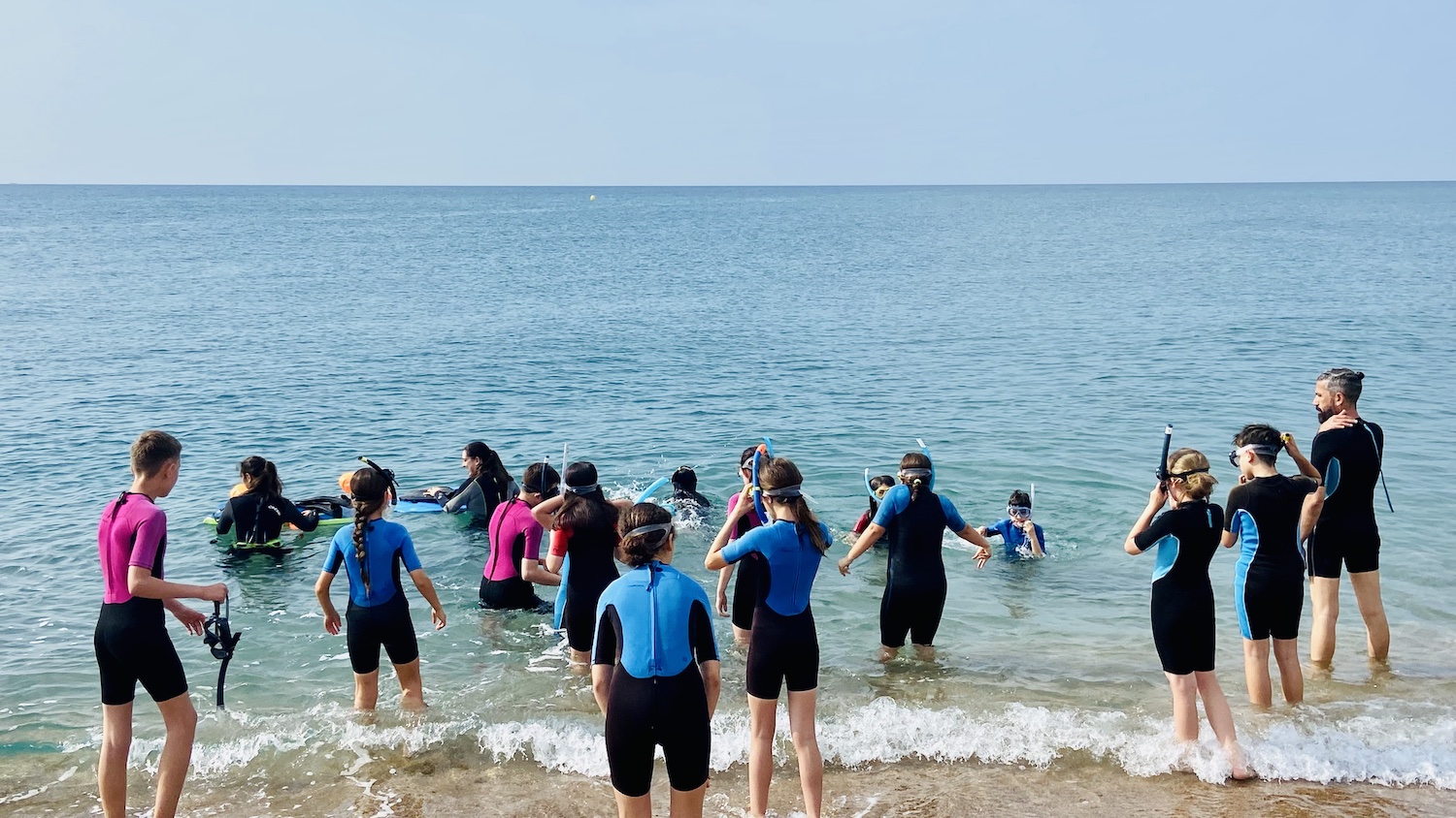 200 nens i nenes de 6è de Primària faran snorkel per descobrir el fons marí de Malgrat