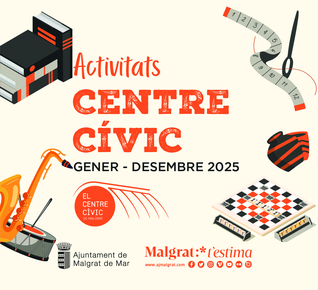 Inscripcions per a les noves activitats del Centre Cívic del 13 al 18 de gener