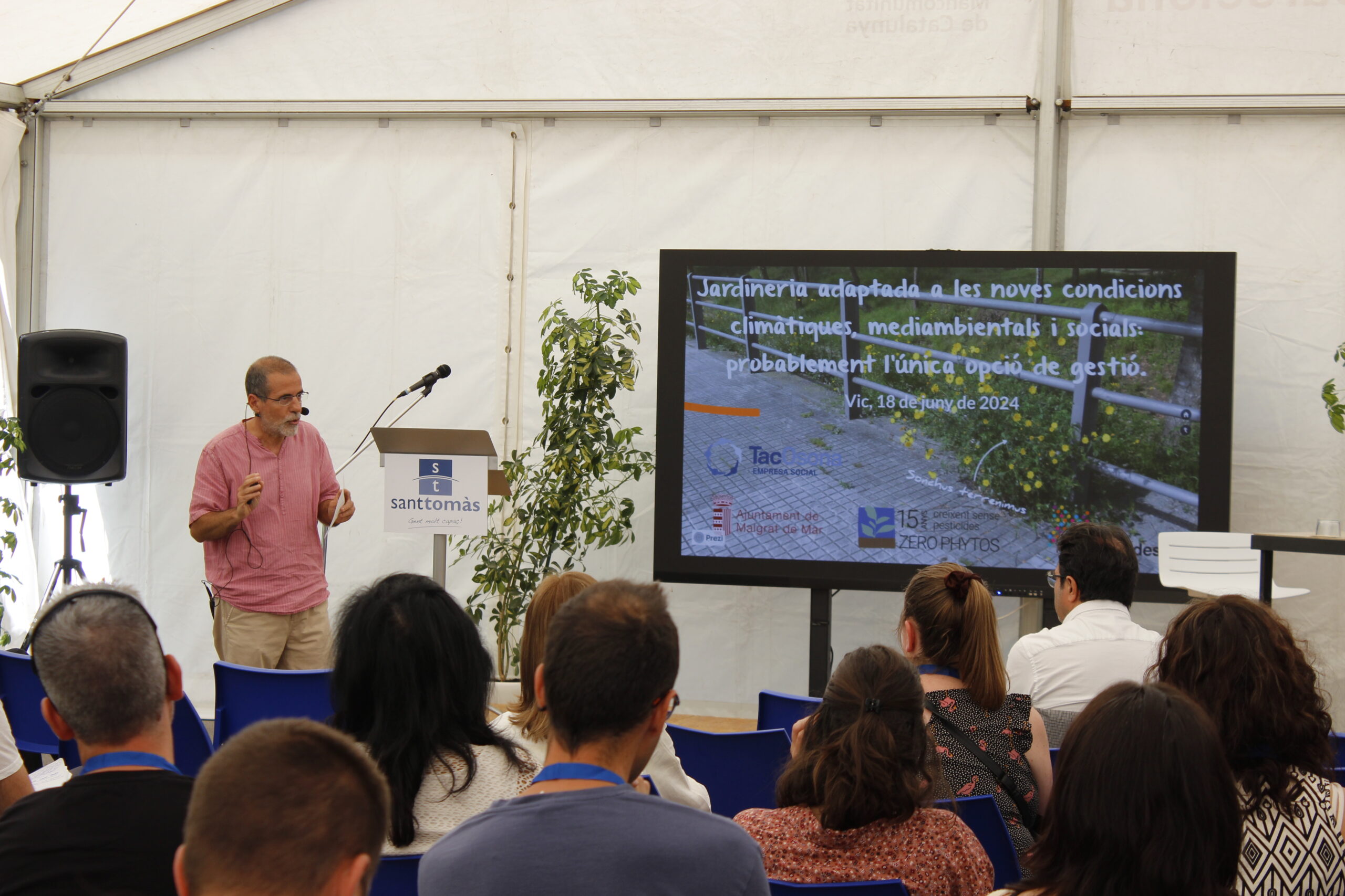 Espais Verds explica en una jornada del sector a Vic les accions de Malgrat per adaptar-se a l'emergència climàtica