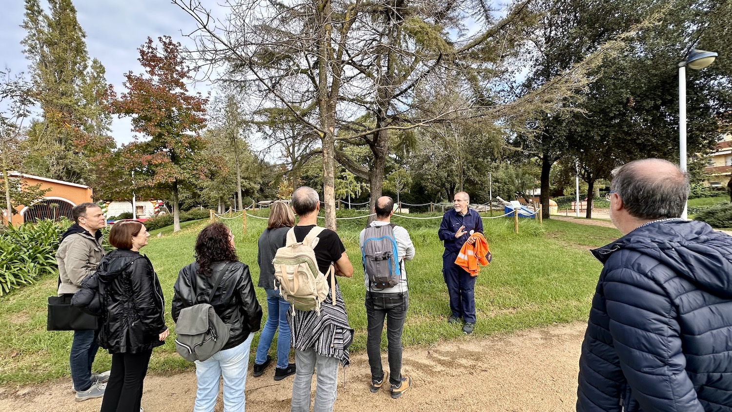 L'Ajuntament de Manresa visita Malgrat per conèixer la gestió dels espais verds