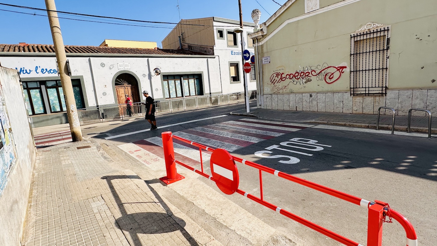 Les barreres manuals per controlar els camins escolars, a punt per a l'inici del nou curs