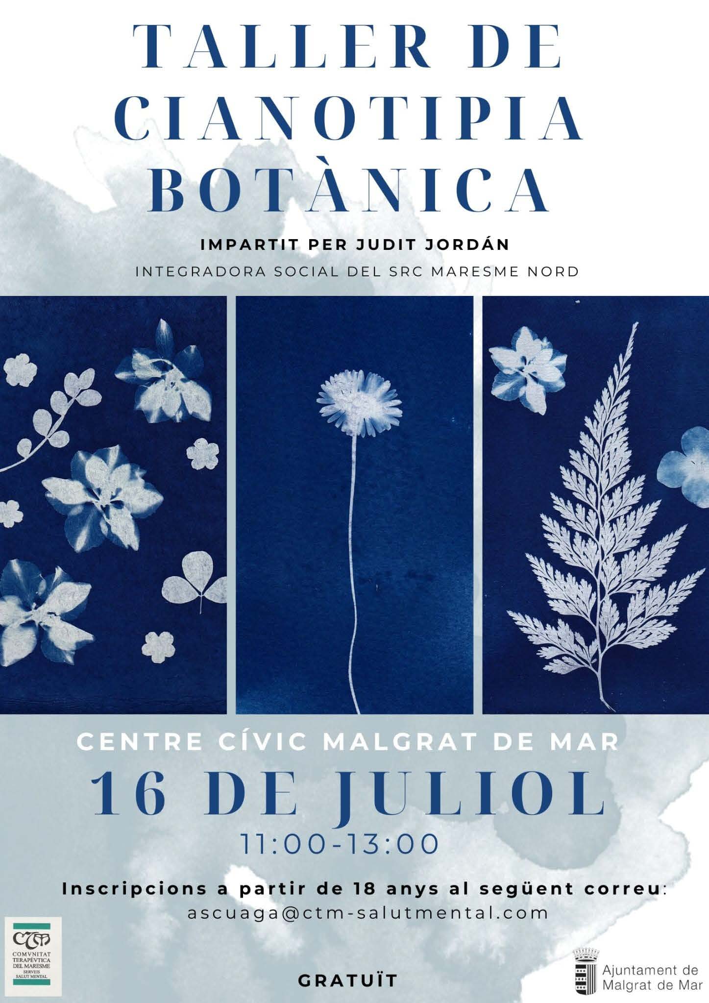 Taller de cianotipia botànica 