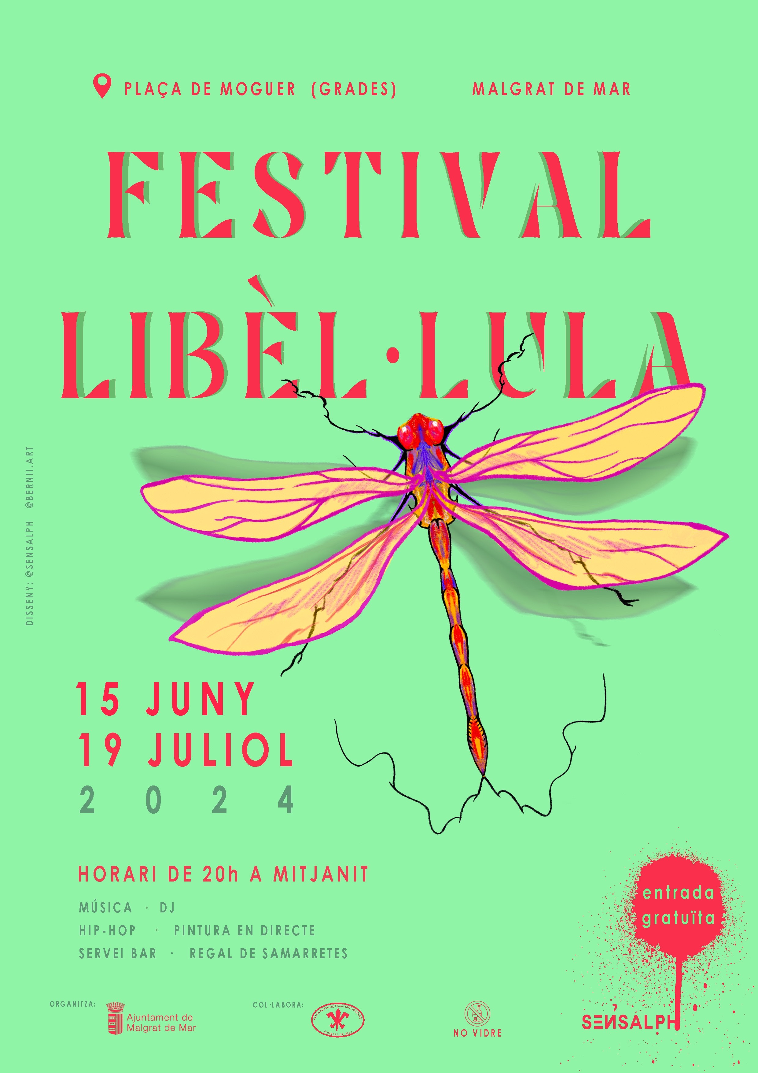 Primera sessió del Festival Libèl·lula per a adolescents i joves, dissabte