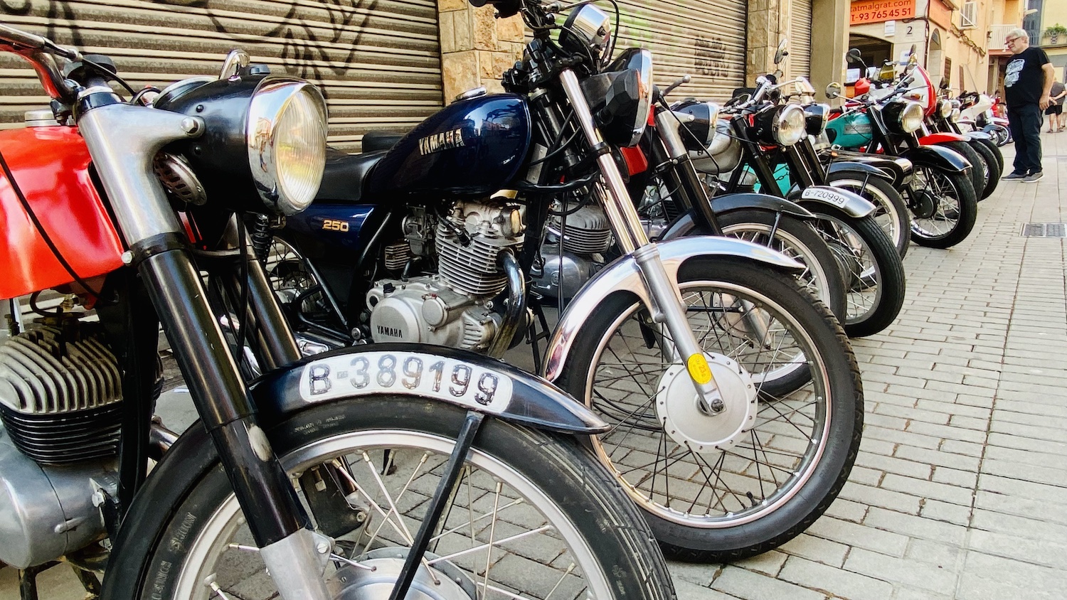 Festa major Sant Roc: Trobada de motos antigues