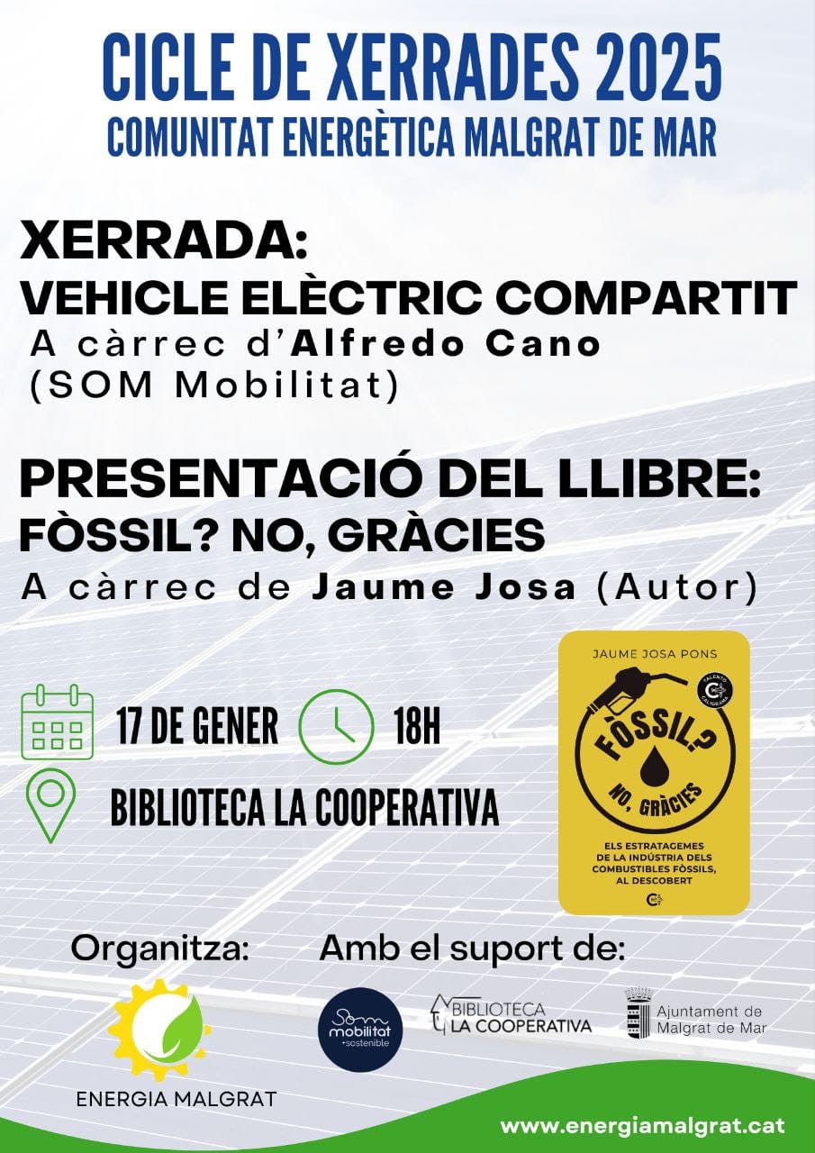 Cicle de xerrades Comunitat Energètica