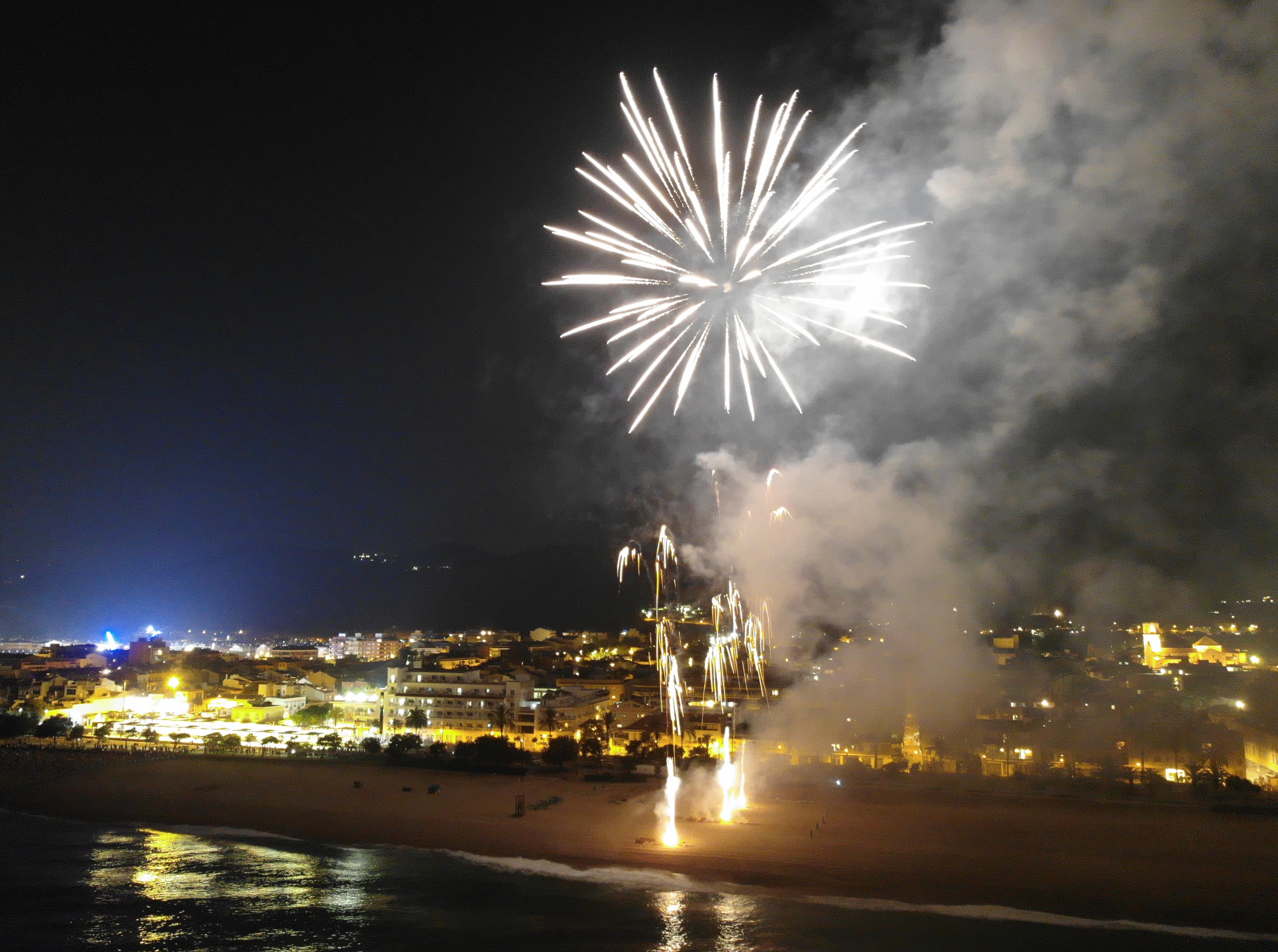 Festa major Sant Roc: Focs artificials 