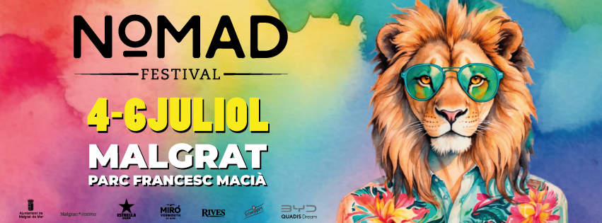 El Nomad torna al Parc Francesc Macià el 4, 5 i 6 de juliol