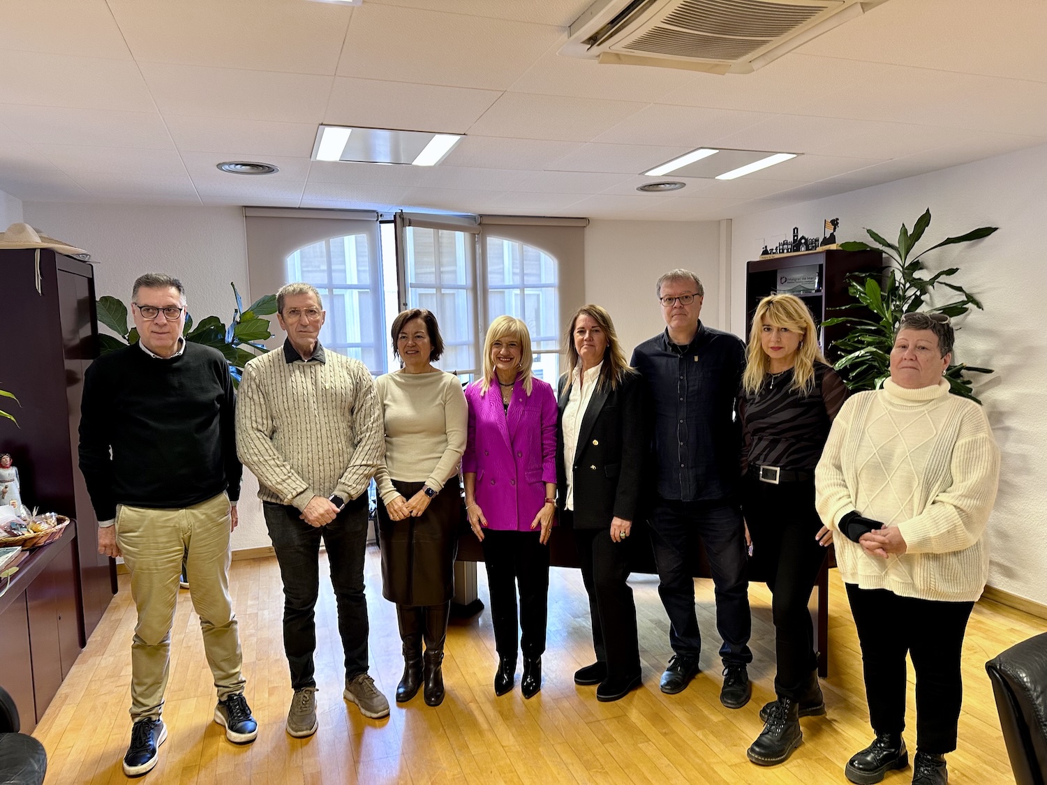 La delegada del Govern de la Generalitat visita Malgrat 