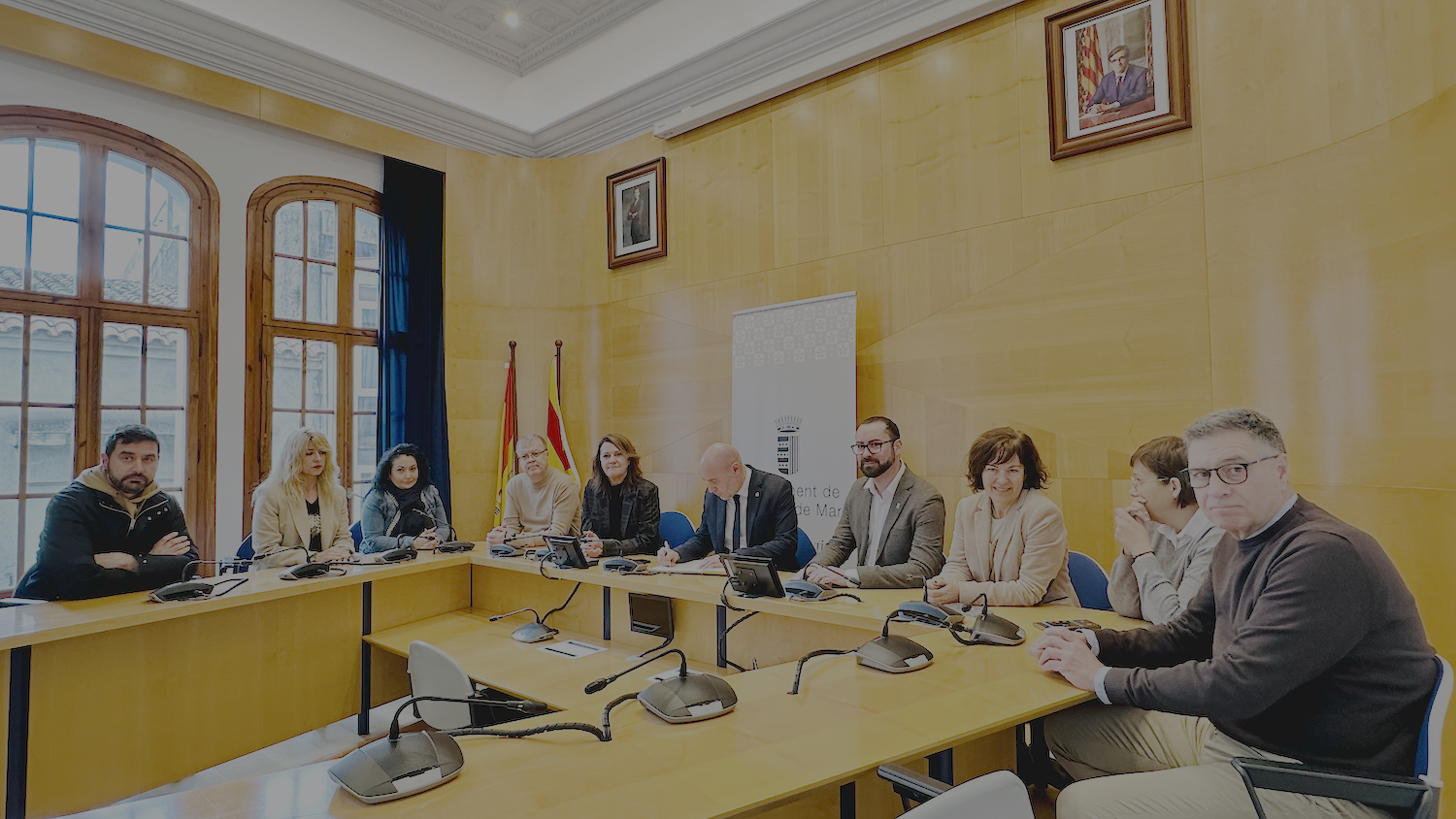 El delegat del govern a Catalunya visita l'Ajuntament 